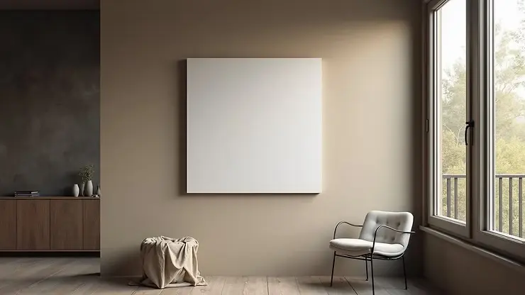 Tableau dans un salon